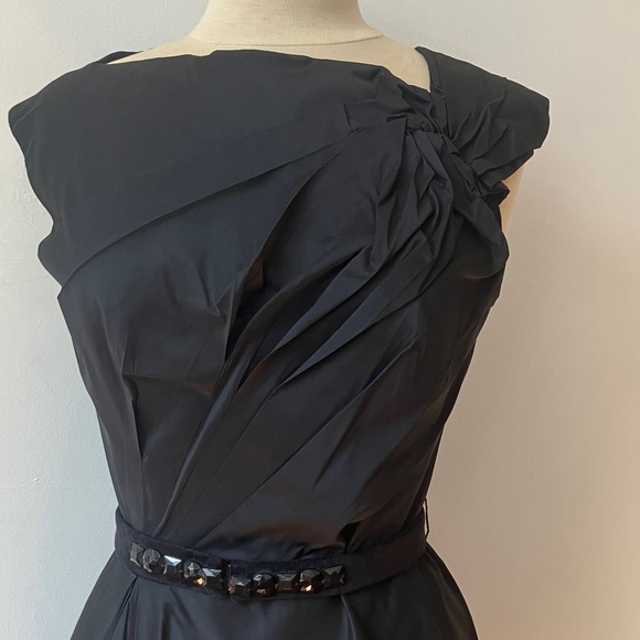 Byron Lars beauty mark black cocktail party dress size 8 - Picture 2 of 7